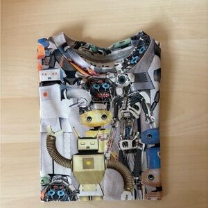 Molo Multicolor Robot Graphic Tee